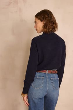 Turtleneck jumper in 100% 4-ply cashmere BRADLEY;${refinementColor}