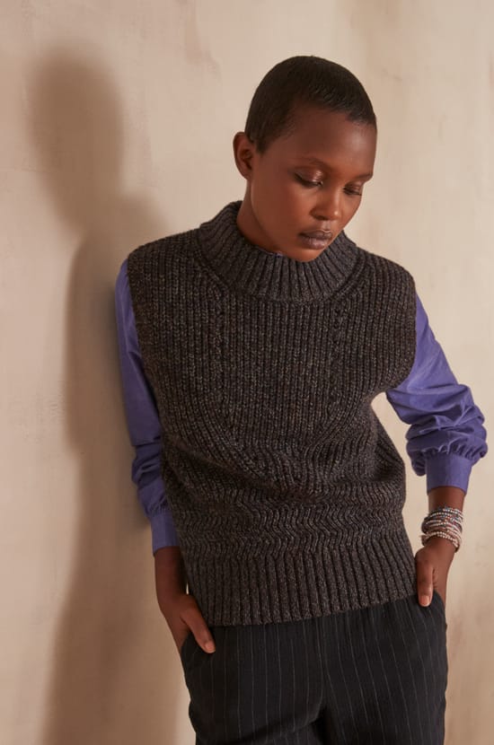 CESARIO sleeveless jumper PhotoZ | 1-2-3