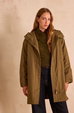 ANITA long cotton parka;${refinementColor}