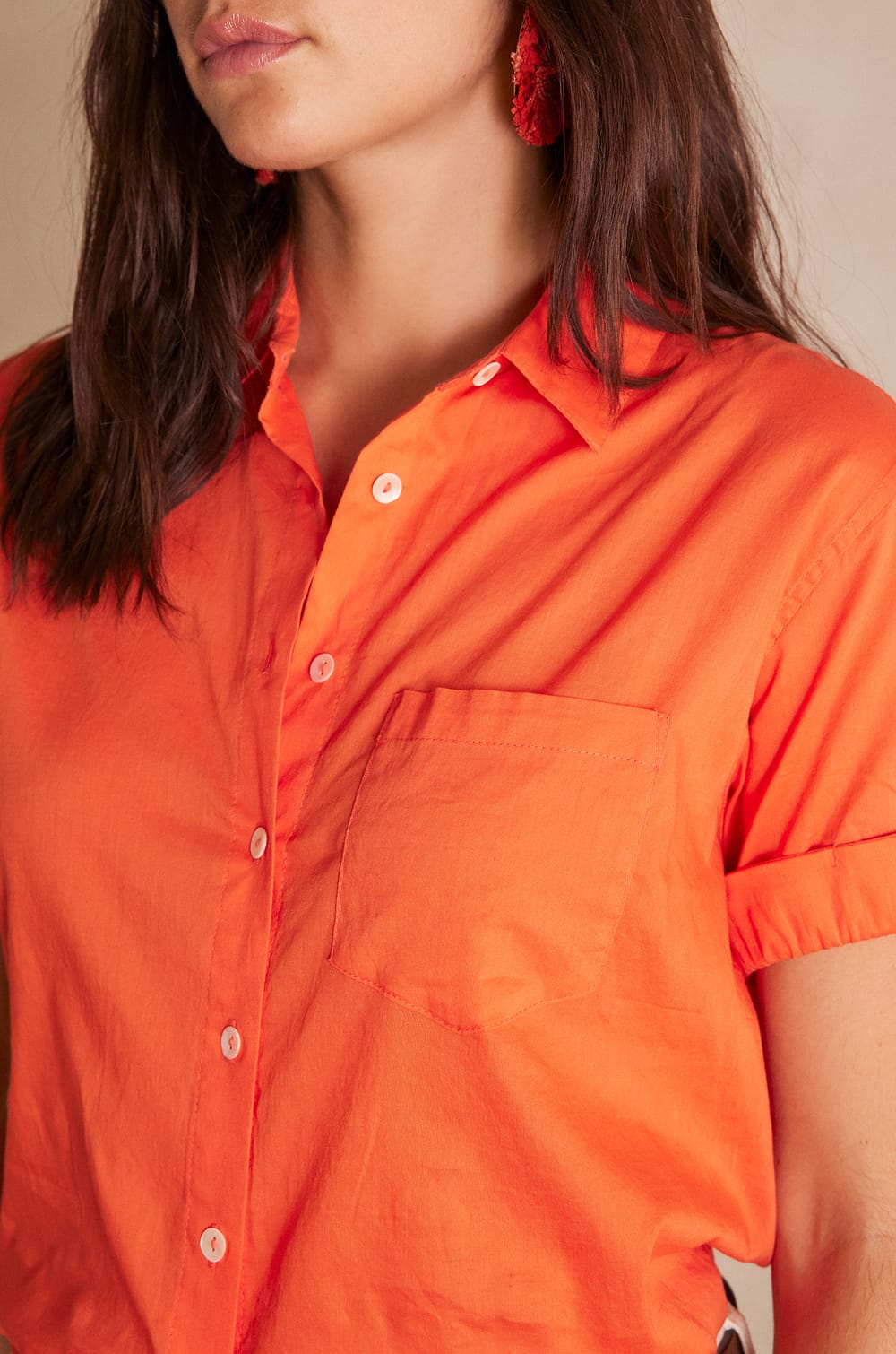 SOLINE cotton Shirt;${refinementColor}