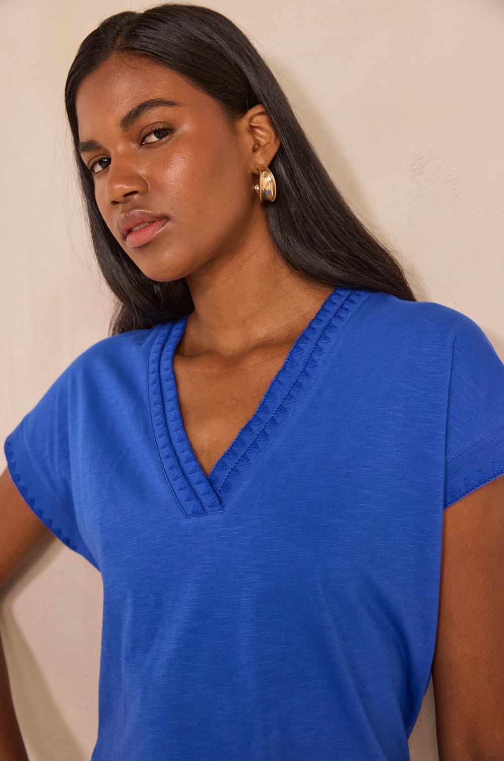 TRYSTAN short-sleeve cotton T-shirt;${refinementColor}