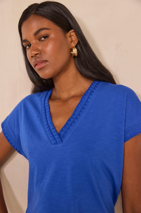 TRYSTAN short-sleeve cotton T-shirt;${refinementColor}