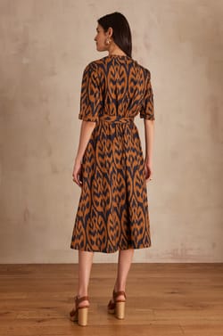 Robe longue LINDA imprim&eacute;e;${refinementColor}