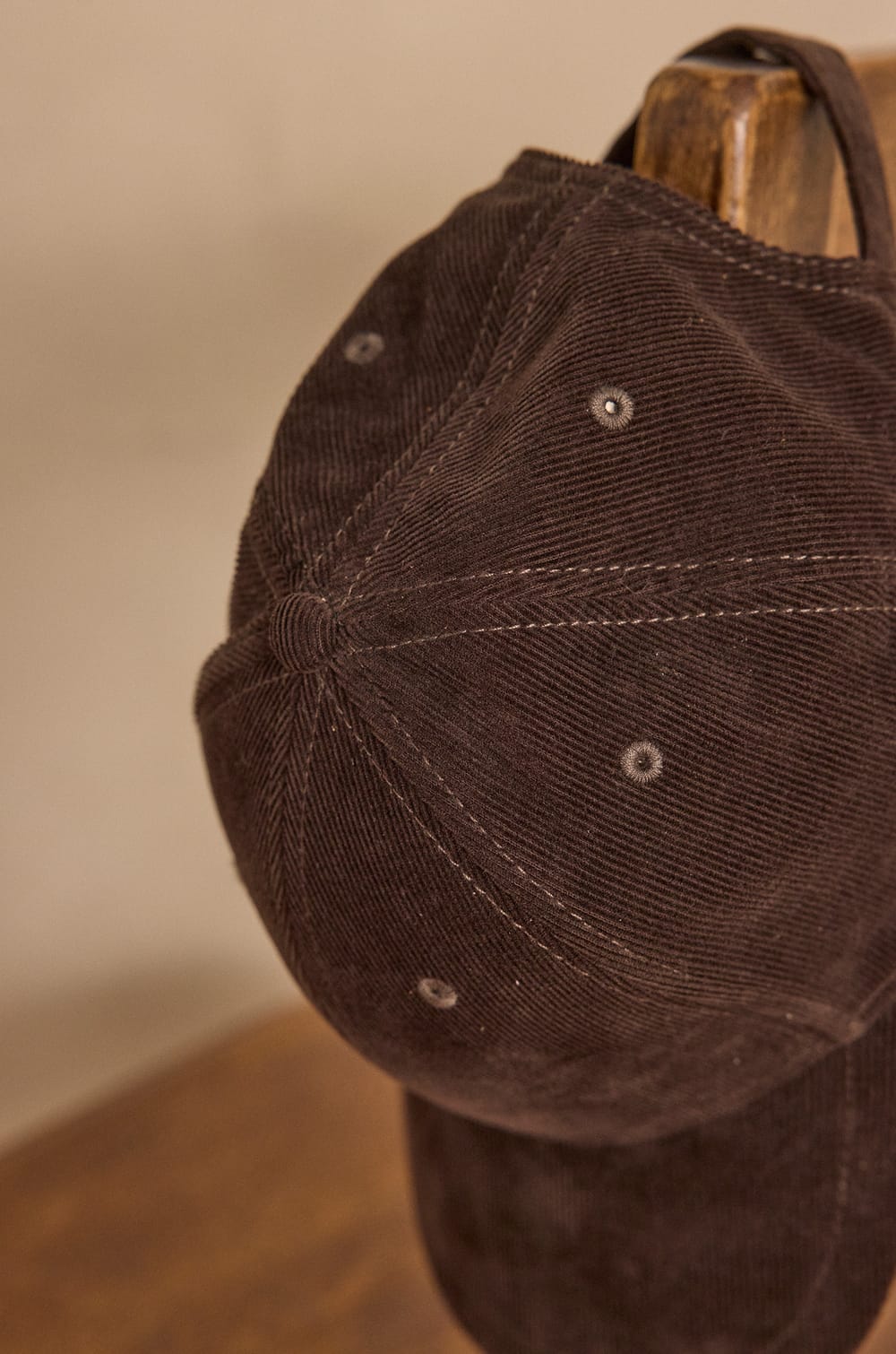 Casquette en velours c&ocirc;tel&eacute; HAROLD;${refinementColor}