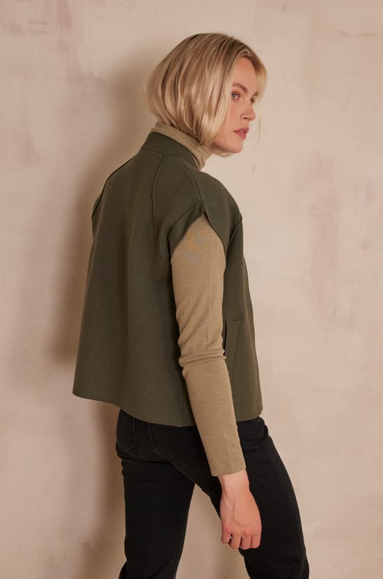 BATISTA Sleeveless Jacket;${refinementColor}