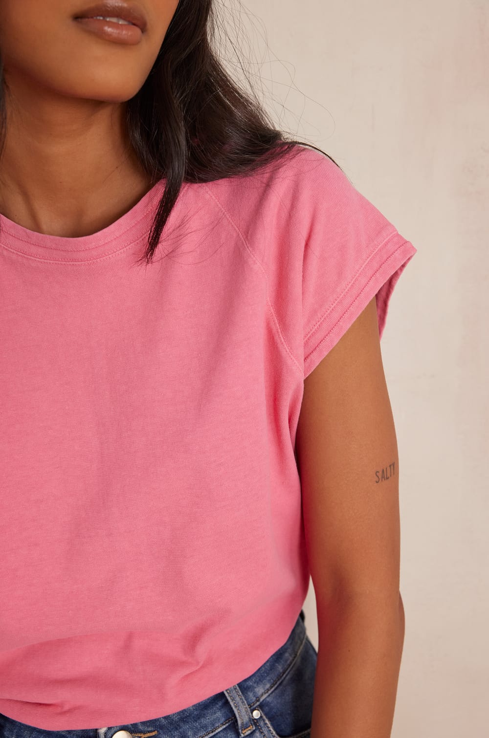 AURA cotton T-shirt;${refinementColor}