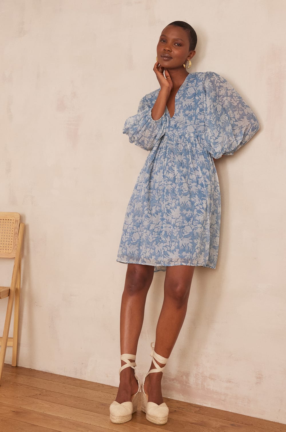 LAURIZA cotton dress;${refinementColor}