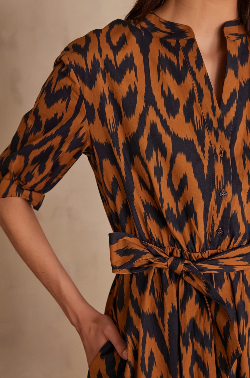 Robe longue LINDA imprim&eacute;e;${refinementColor}