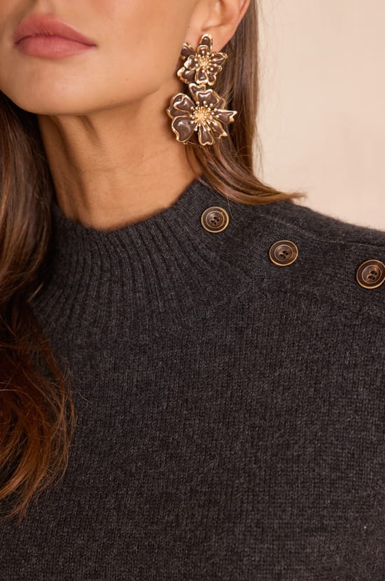 BRADLEY turtleneck jumper in 100% cashmere - 4 ply;${refinementColor}