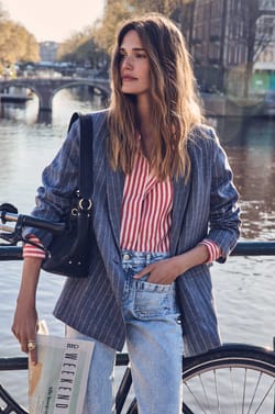 NELIA linen jacket;${refinementColor}
