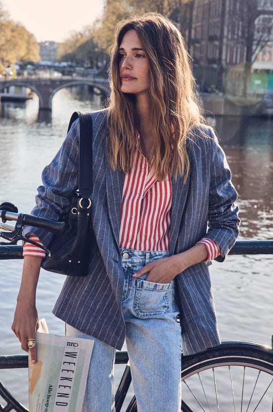 NELIA linen jacket;${refinementColor}