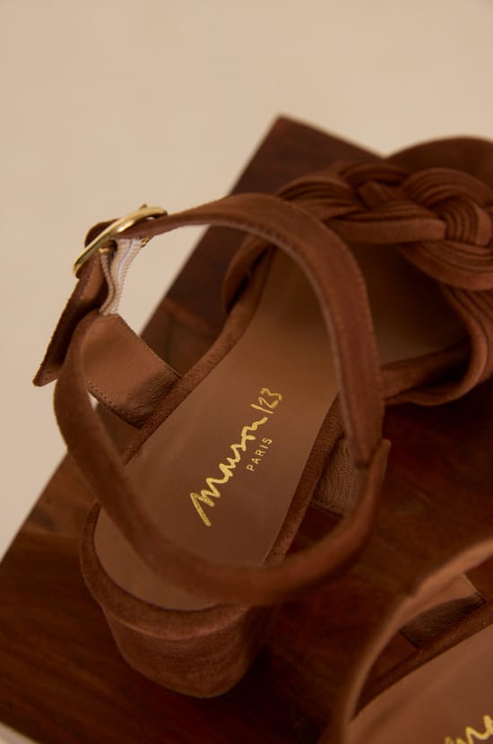 High-heeled leather sandals SIRIUS;${refinementColor}