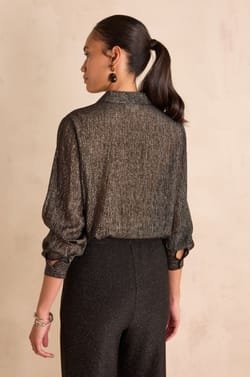SPARKLE iridescent blouse;${refinementColor}