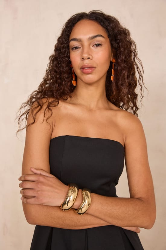 BETTY strapless dress;${refinementColor}