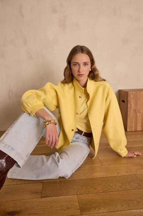 T-shirt AURA en chanvre et coton;${refinementColor}