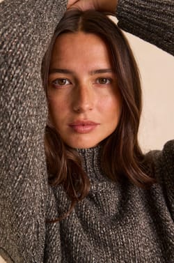 Pull manches longues coton m&eacute;lang&eacute; ARMANDO;${refinementColor}