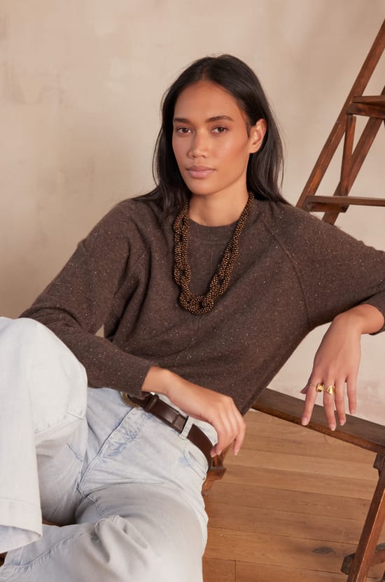 ARY BIS jumper in 100% cashmere;${refinementColor}