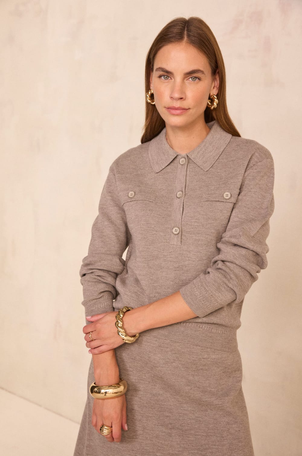 Amber long-sleeved wool sweater AMBER;${refinementColor}