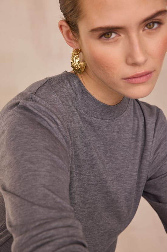 FLYNN high neck T-shirt;${refinementColor}