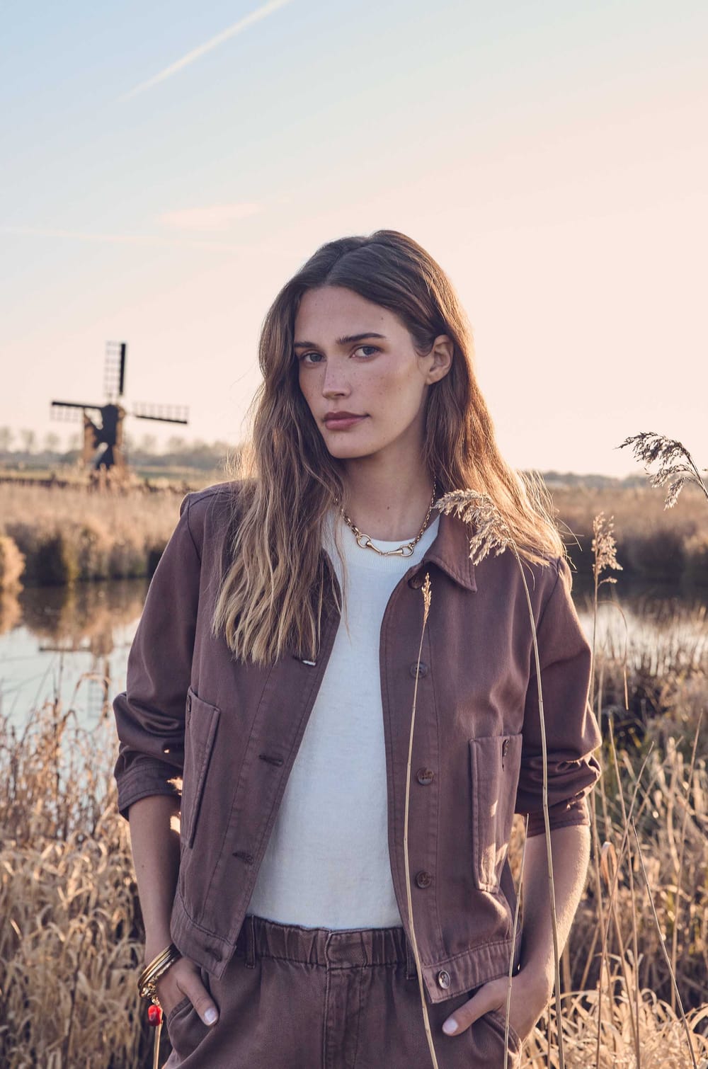 CASTILLE cotton jacket;${refinementColor}