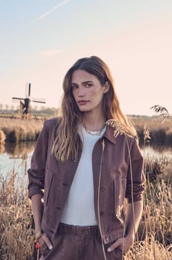 CASTILLE cotton jacket;${refinementColor}