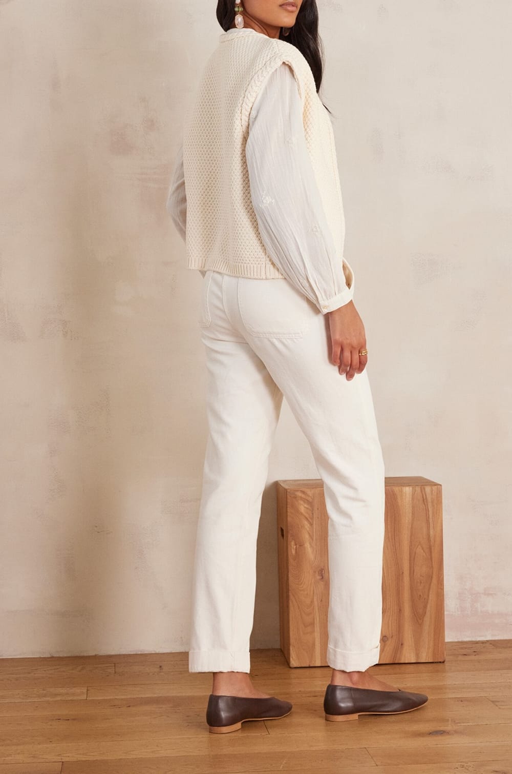 Pantalon chino MATEO en coton;${refinementColor}