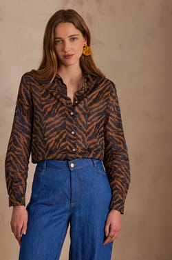 Chemisier en coton COLETTE;${refinementColor}