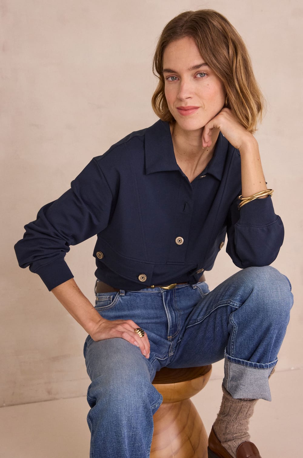 LIMON cotton sweatshirt;${refinementColor}