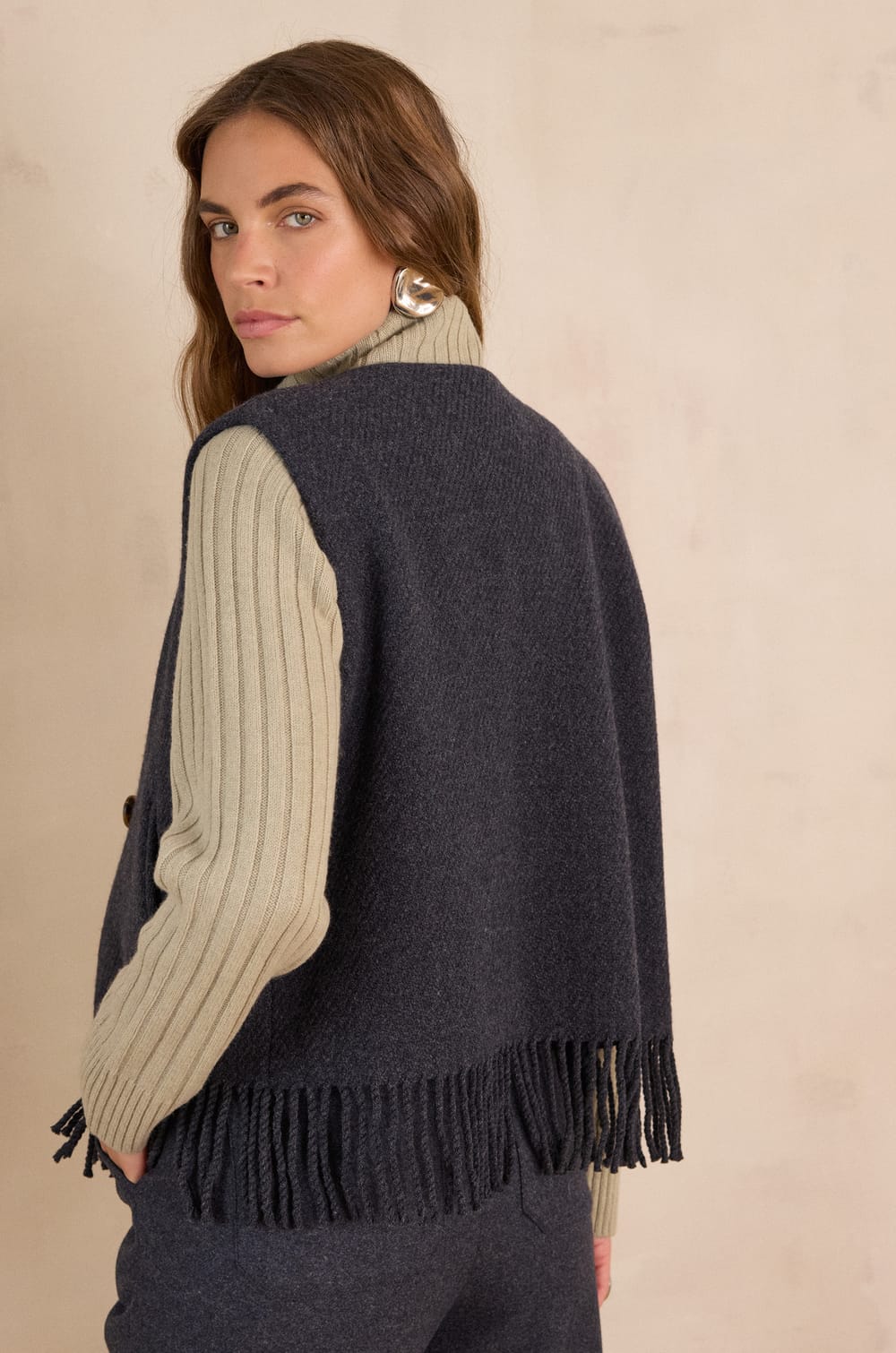 Gilet sans manches en laine PAIGE;${refinementColor}