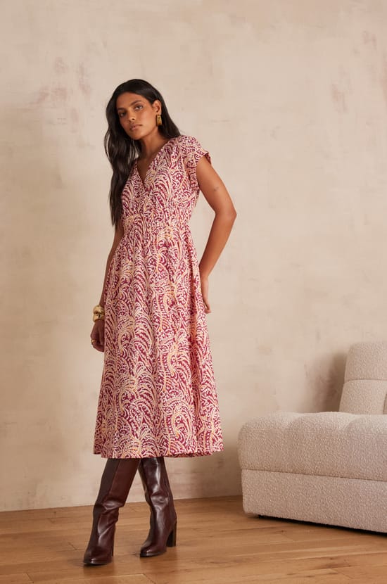 REVE cotton dress;${refinementColor}