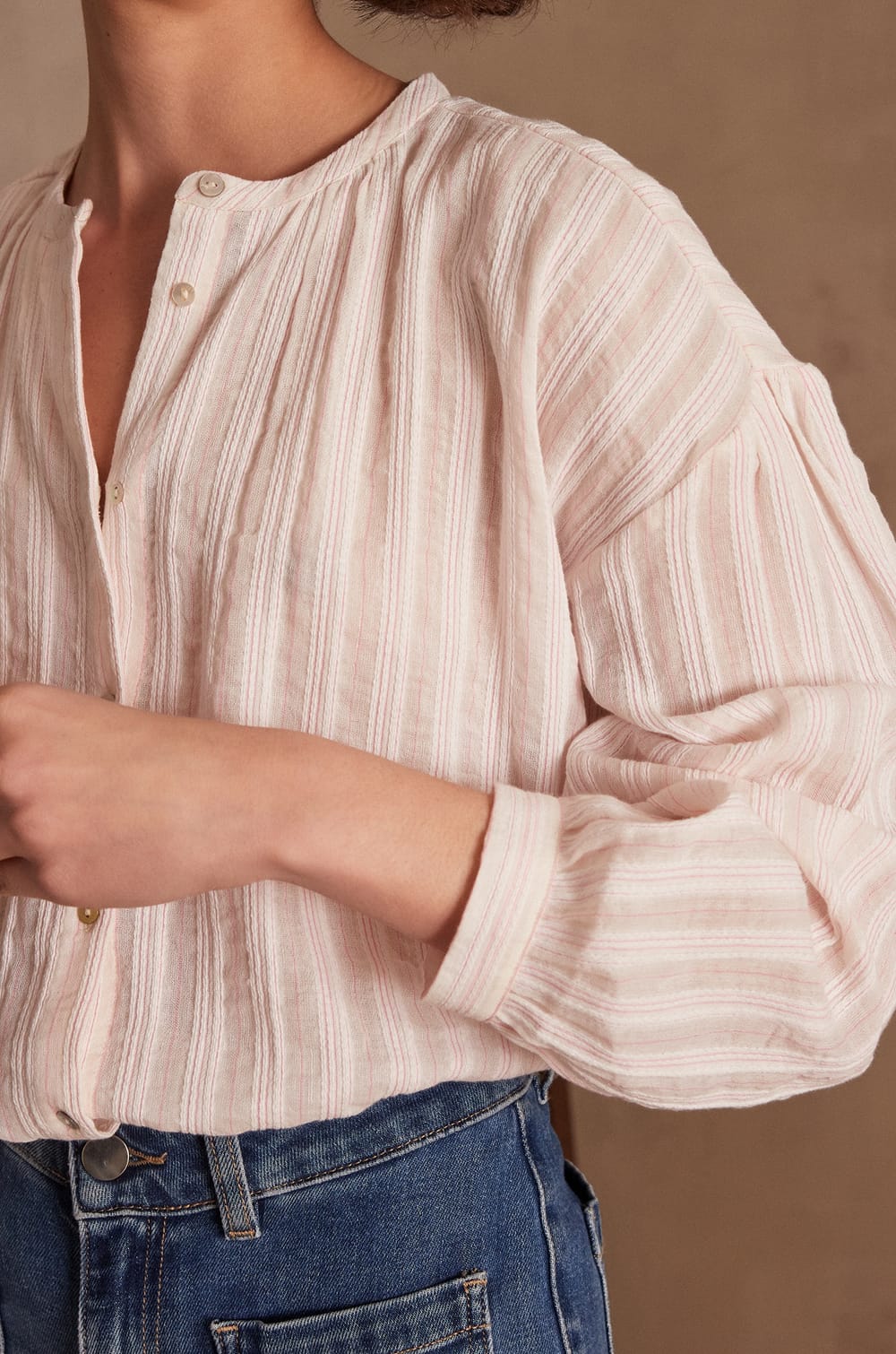 Blouse &agrave; rayures BELLE;${refinementColor}