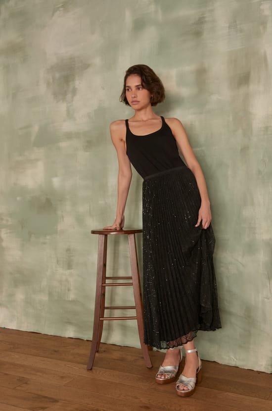 Jupe plissée Bella;${refinementColor}