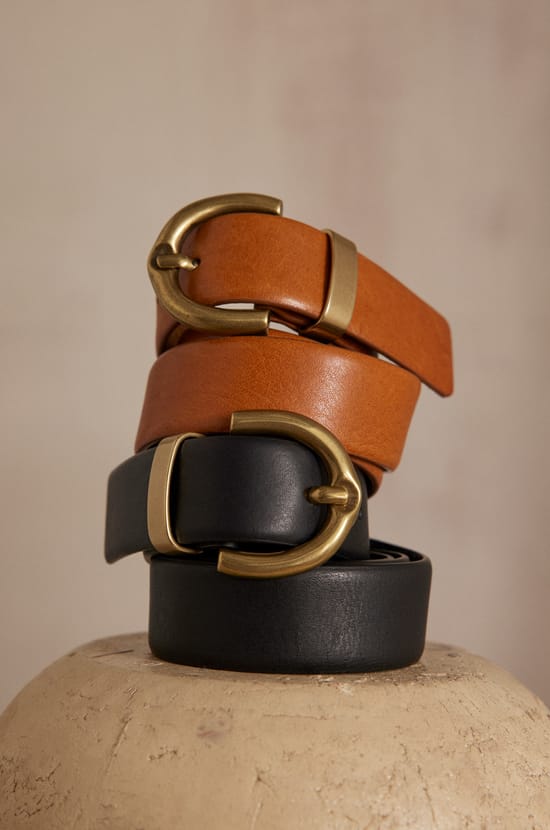  VICTOR leather belt;${refinementColor}