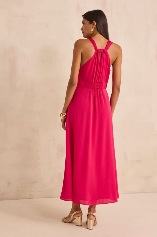 Flowy strap dress BOA;${refinementColor}