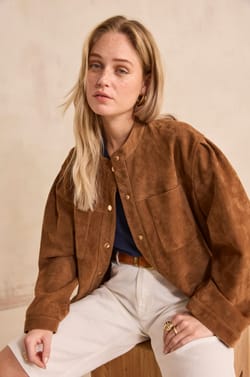 Pretty short-sleeved cotton top;${refinementColor}