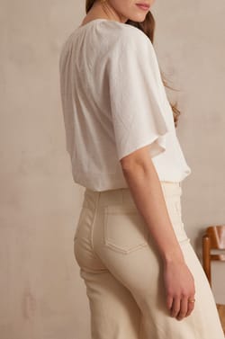 Blouse POKER en coton;${refinementColor}