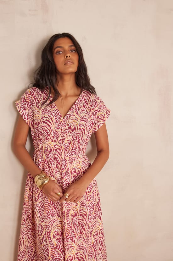 REVE cotton dress;${refinementColor}