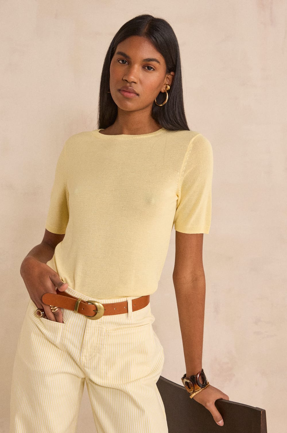 Short sleeve top PAPRIKA BIS;${refinementColor}