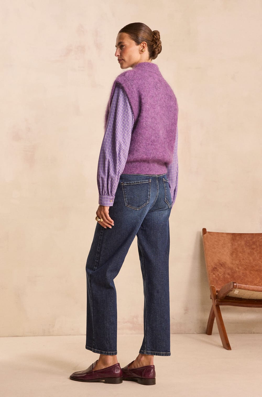 Jean straight 7/8th SASHA;${refinementColor}
