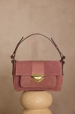 Sac en cuir velours GASTON;${refinementColor}