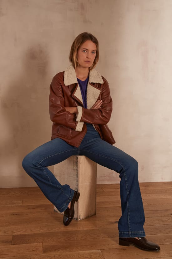 FOLIO leather bomber jacket PhotoZ | 1-2-3