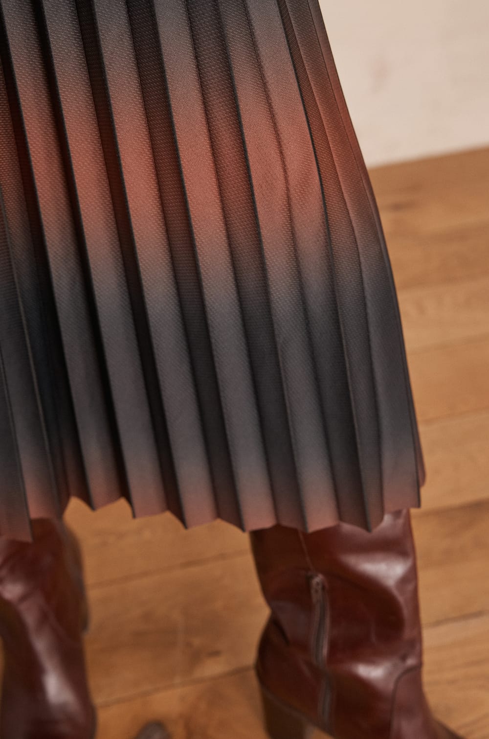 DARCY pleated skirt;${refinementColor}