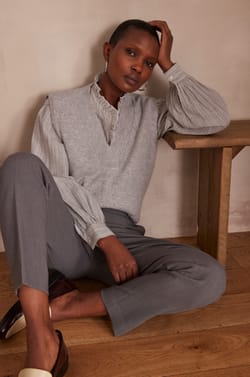 Pantalon de tailleur BEN;${refinementColor}