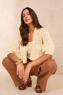 Long sleeve cotton vest PAMPA;${refinementColor}