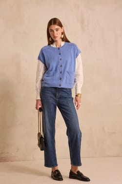 Blouse brod&eacute;e en coton MAGNOLIA ;${refinementColor}