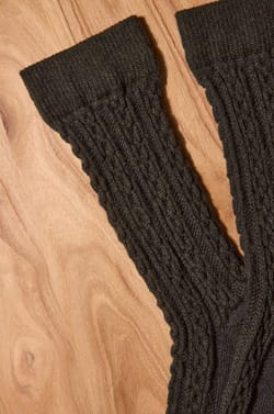 FANNY mixed wool mesh socks;${refinementColor}