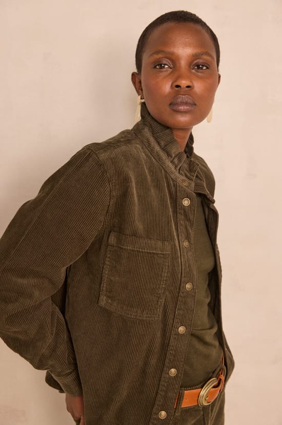 DENISE corduroy blouse;${refinementColor}
