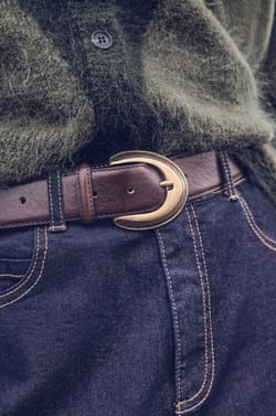 JADE leather belt;${refinementColor}