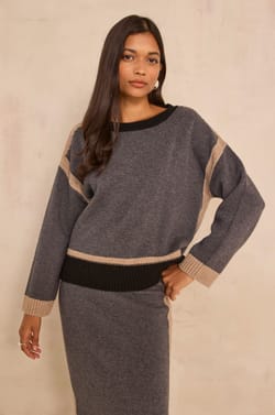 Pull manches longues laine AVA;${refinementColor}