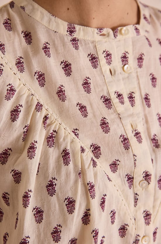 Floral print blouse DAIANA;${refinementColor}